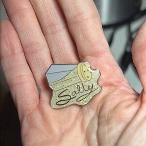 “Salty” Glitter Pin from Poshmark—Excellent Condition!